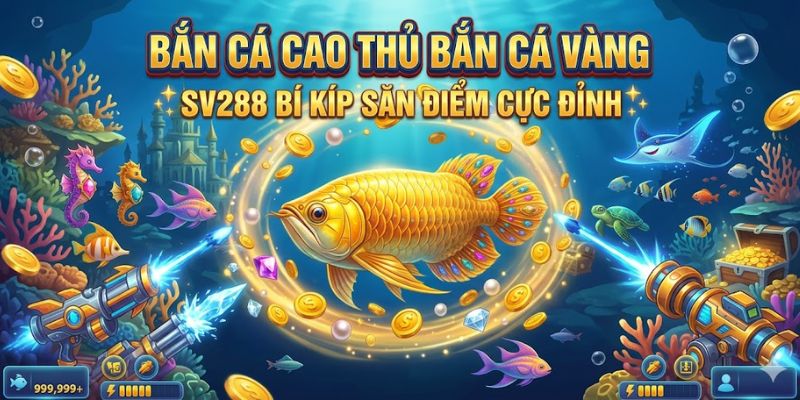 Bắn cá cao thủ bắn cá vàng SV288 Bí kíp săn điểm cực đỉnh 6 Bắn cá cao thủ bắn cá vàng SV288 Bí kíp săn điểm cực đỉnh