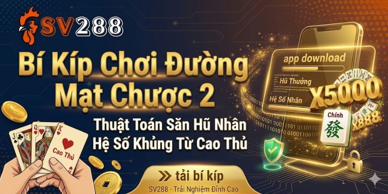 Bí Kíp Chơi Đường Mạt Chược 2 SV288: Thuật Toán Săn Hũ Nhân Hệ Số Khủng 5 Bí Kíp Chơi Đường Mạt Chược 2 SV288: Thuật Toán Săn Hũ Nhân Hệ Số Khủng